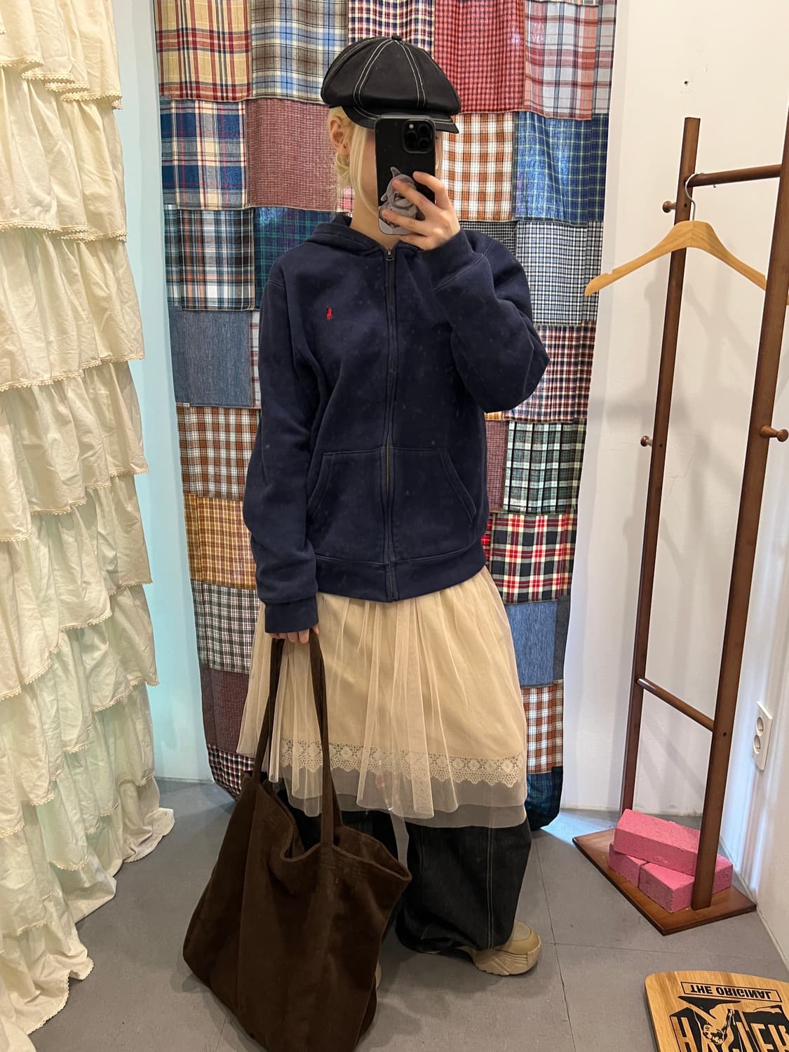 폴로 네이비 후드집업  상품이미지5