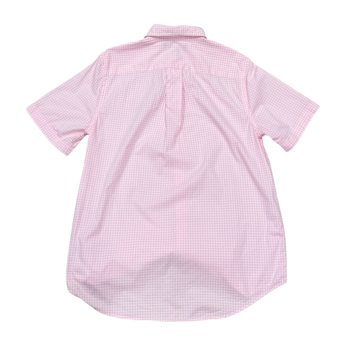 폴로 랄프로렌 핑크 체크 반팔 셔츠 남방 XL 상품이미지3