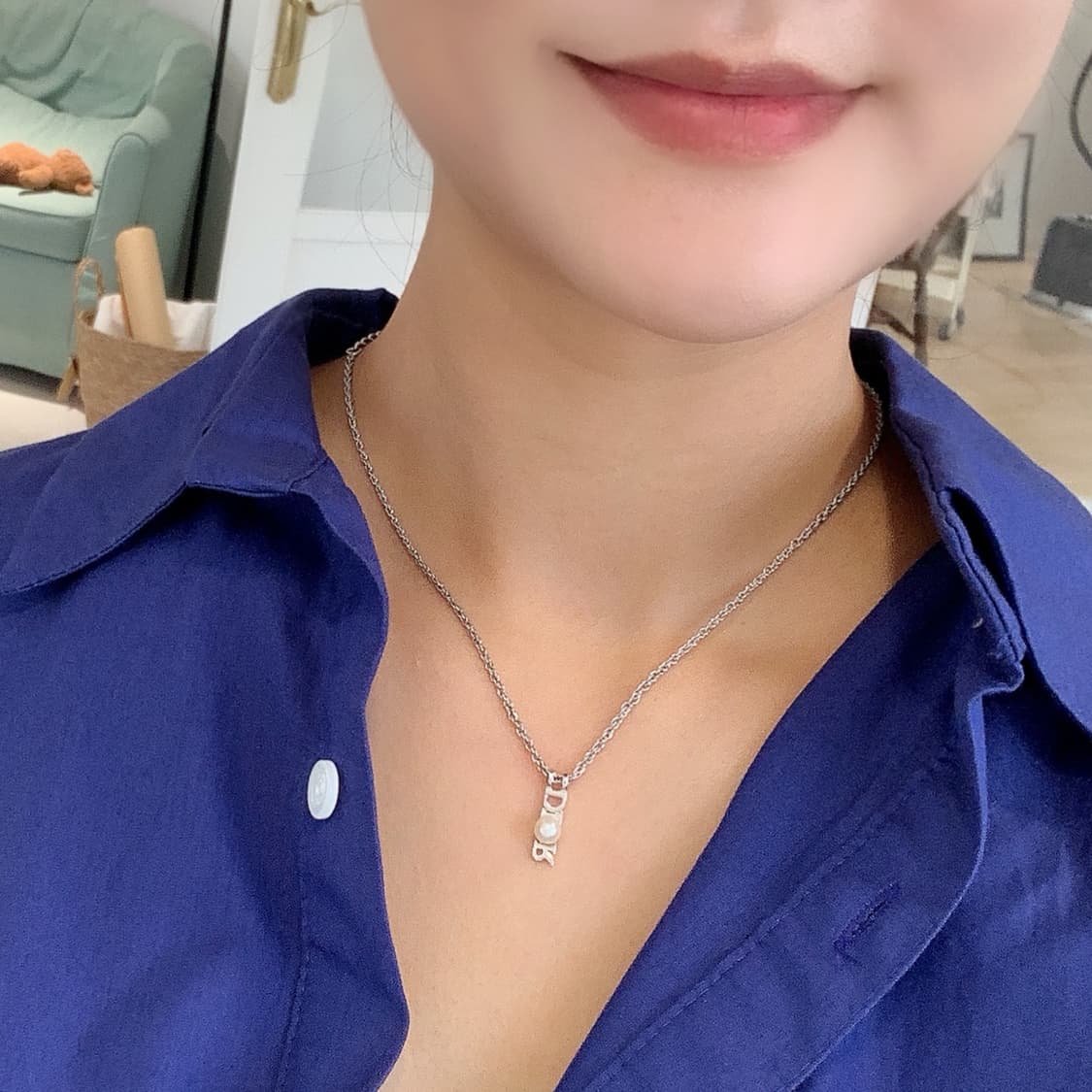 디올 로고 진주목걸이 상품이미지9