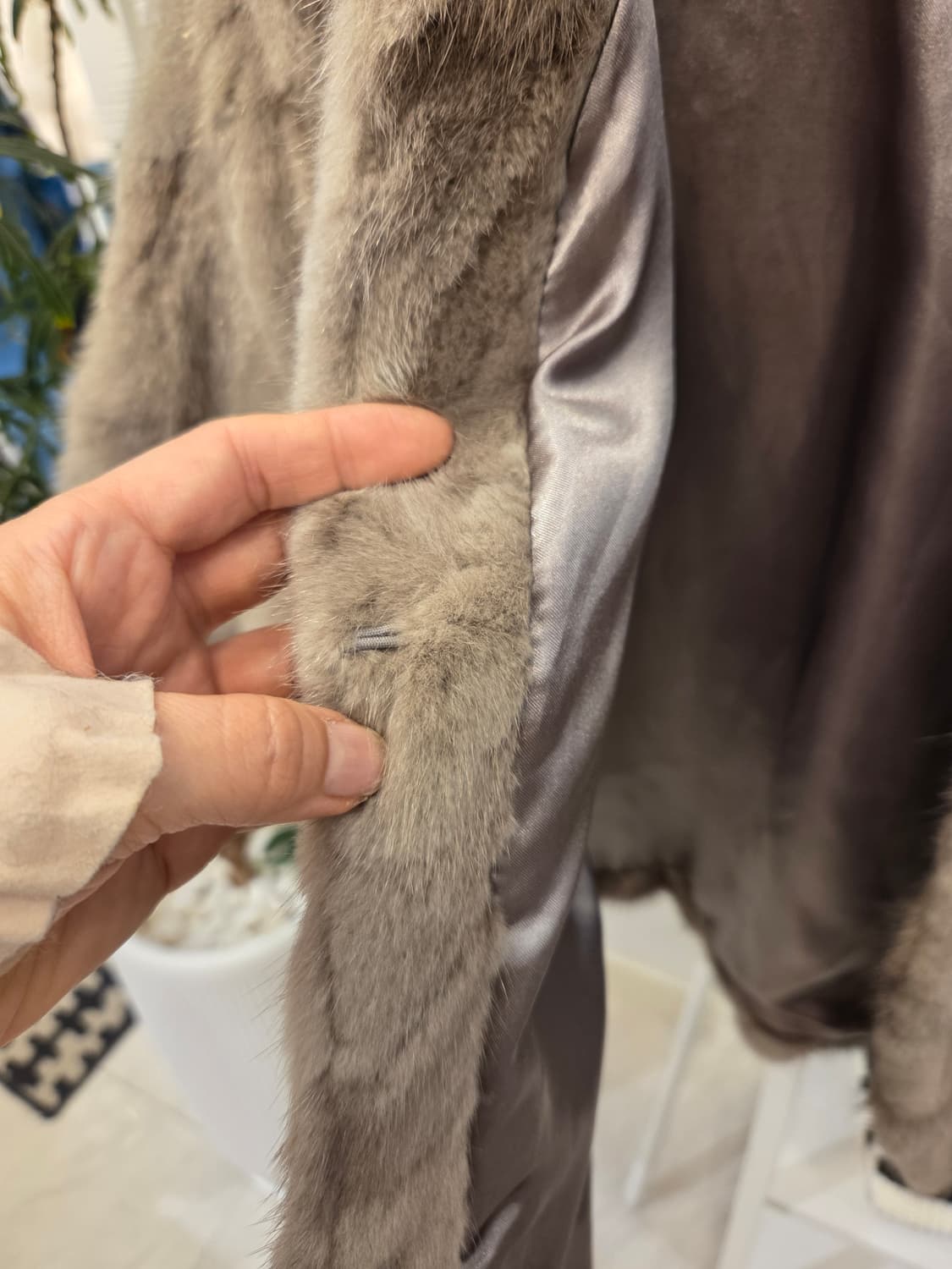 유로콜렉션 크롭 밍크 자켓 상품이미지5