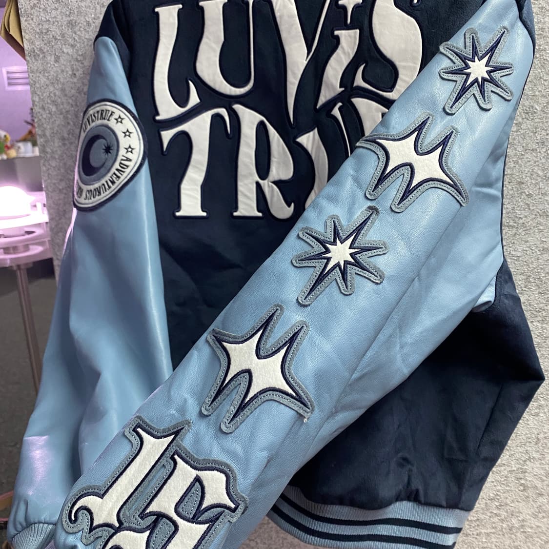 러브이즈트루 패치플레이 스타디움 바시티 B3707  상품이미지5