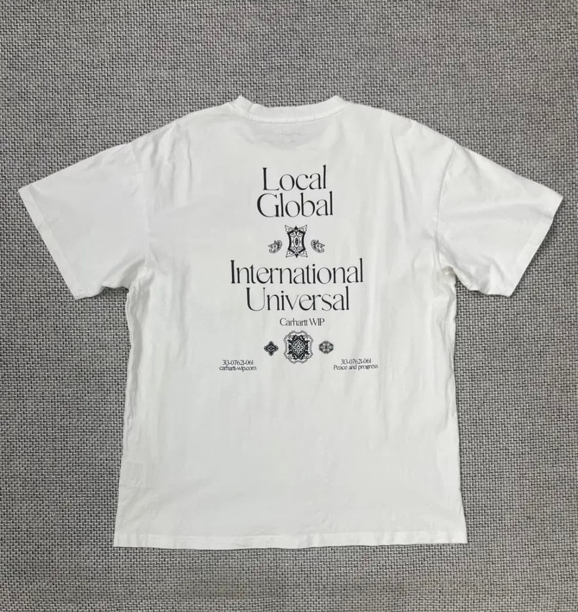 칼하트 Carhartt WIP 포켓 반팔티 화이트 M 상품이미지2