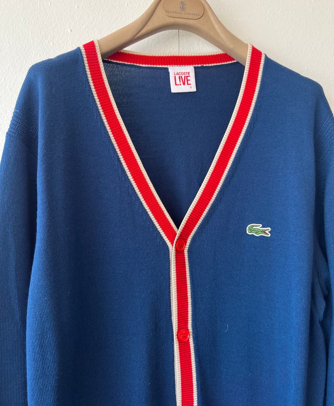 라코스테 남성 블루네이비 브이넥 울가디건

 상품이미지2