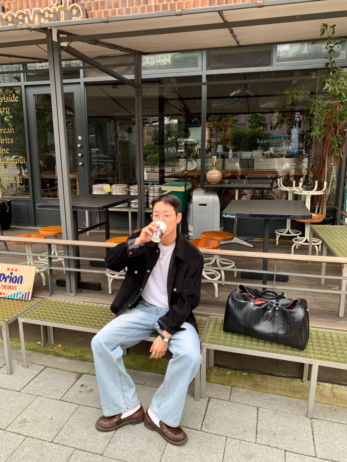 휴즈네스트 스트레이트 데님팬츠s 상품이미지7