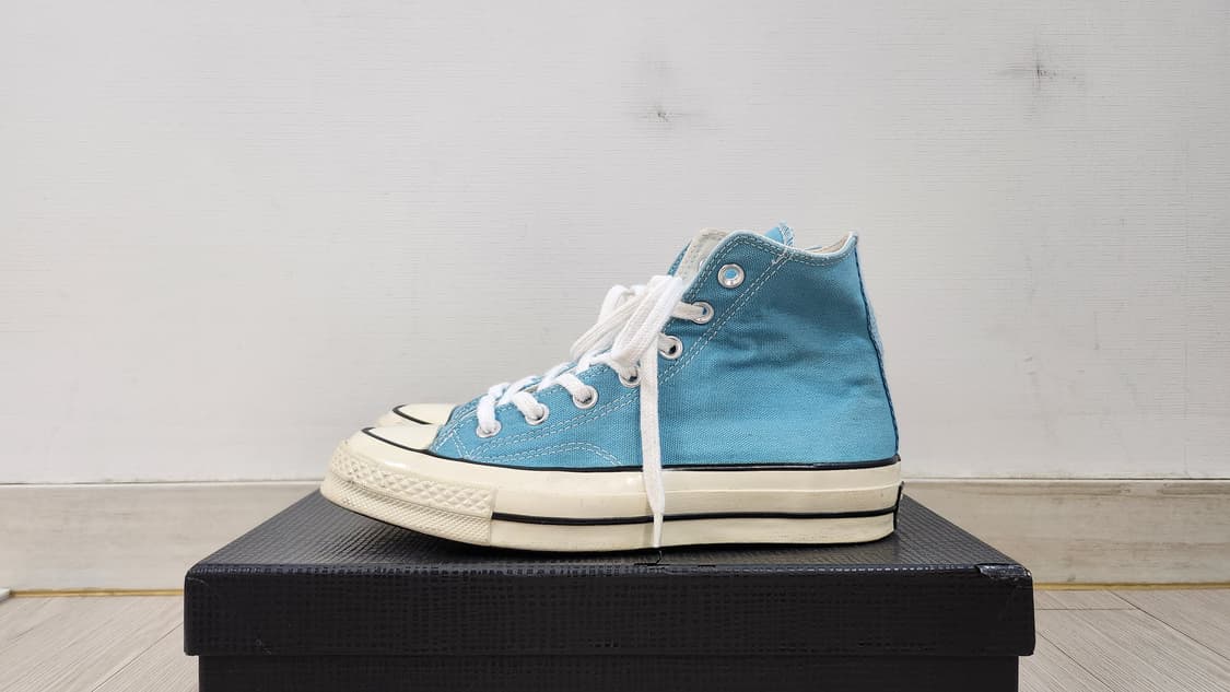 240 컨버스 척70 하이 하늘색 상품이미지3