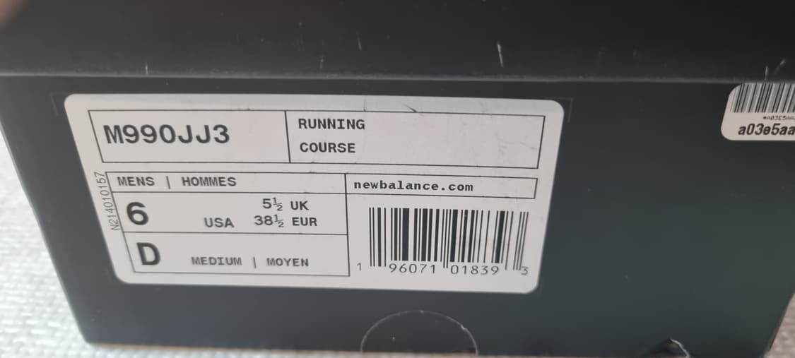 뉴발란스 자운드 990v3 브라운 240 상품이미지8