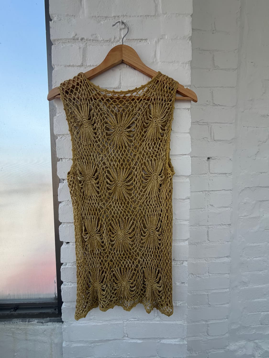 #13 Hand-knit Floral Crochet Vest 상품이미지1