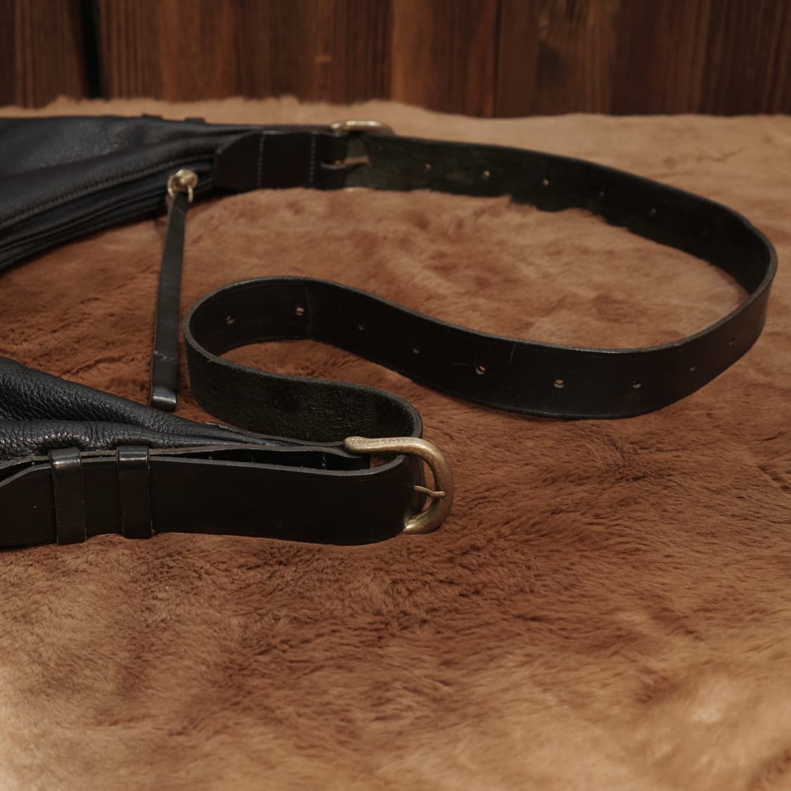 Made in Japan 빈티지 레더 백 상품이미지5