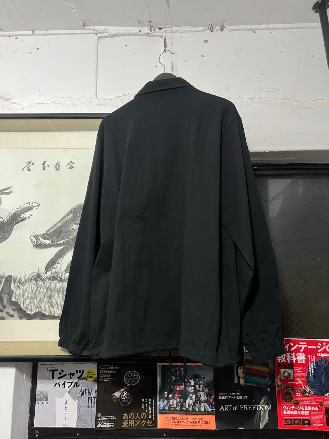 빈티지 패브릭 블랙 코치 자켓 상품이미지5