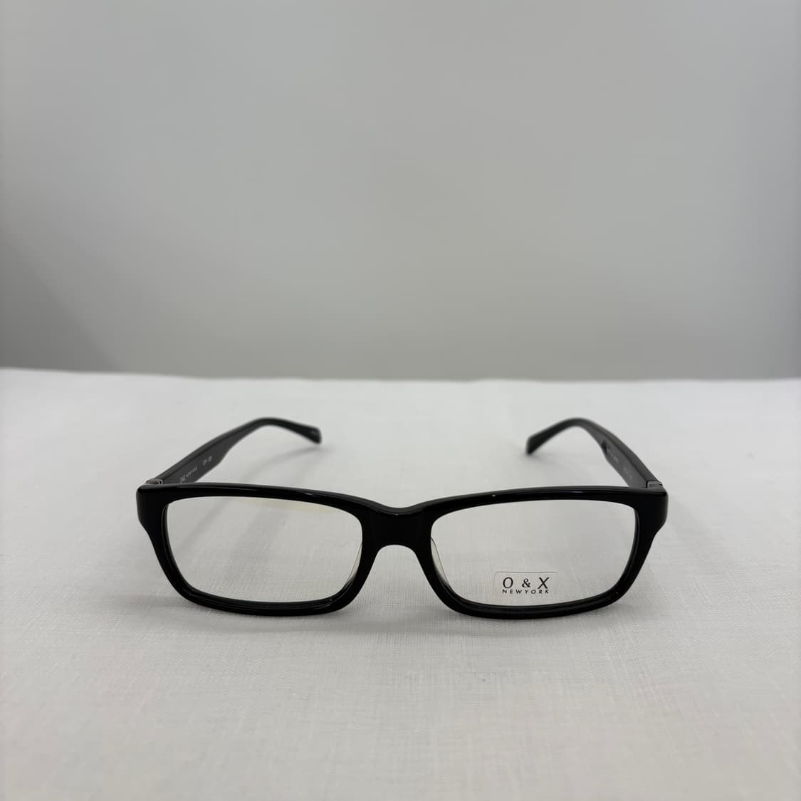 O&X Newyork 블랙 뿔테 빈티지안경 상품이미지1