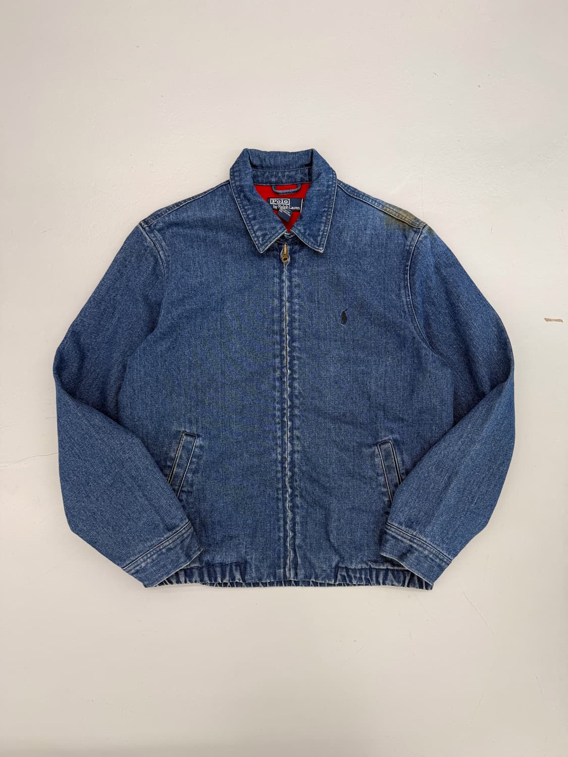 폴로 랄프로렌 90‘s 루즈핏 데님 스윙 블루종 자켓 상품이미지1