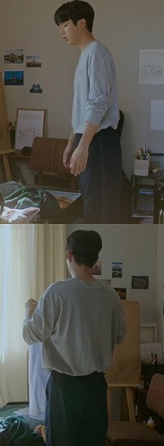 (최우식 착용) 캔버스 트랙 트라우저 상품이미지2