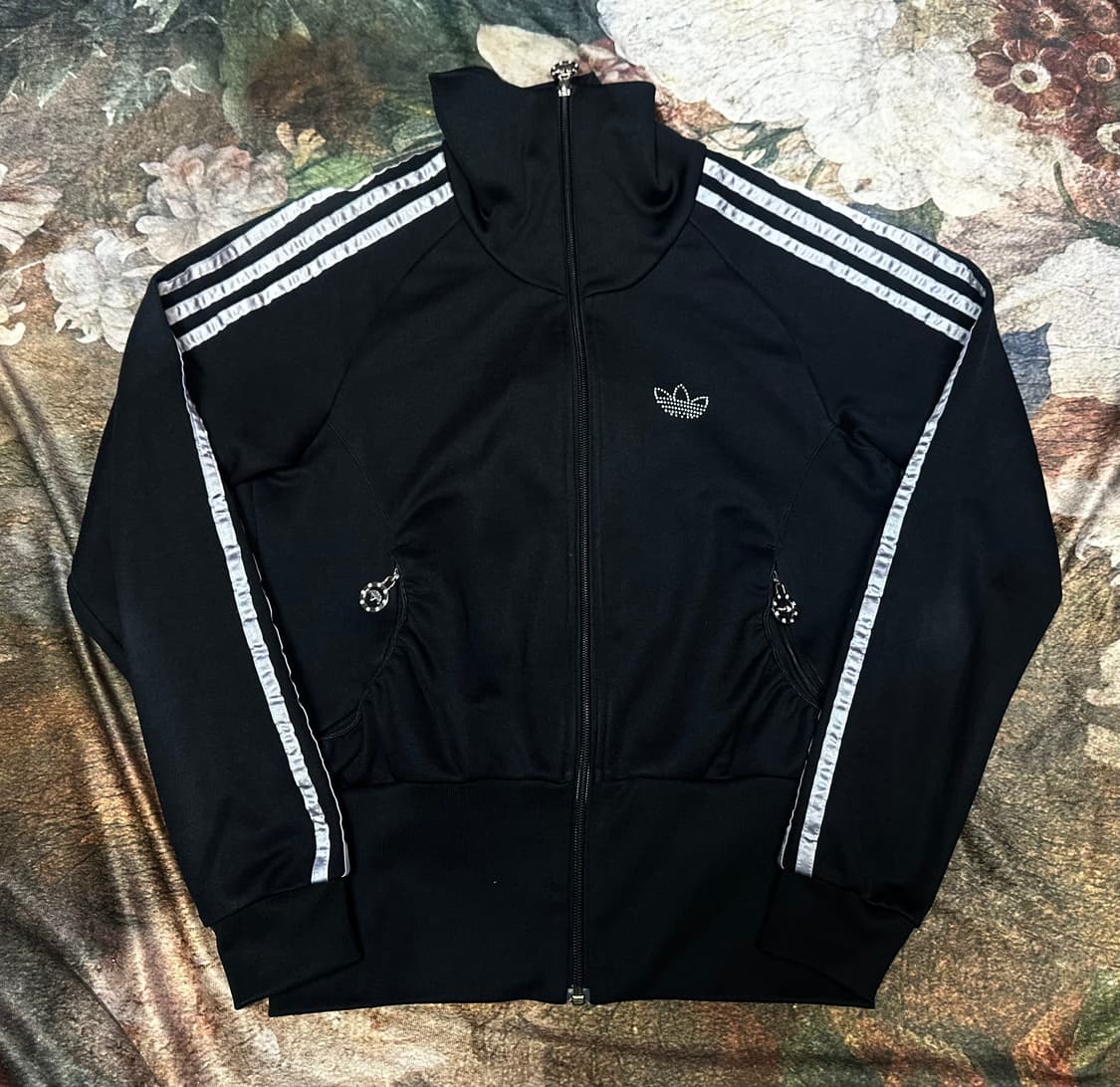 아디다스 트레포일 빅로고 글리터블랙트랙탑져지 90 상품이미지1