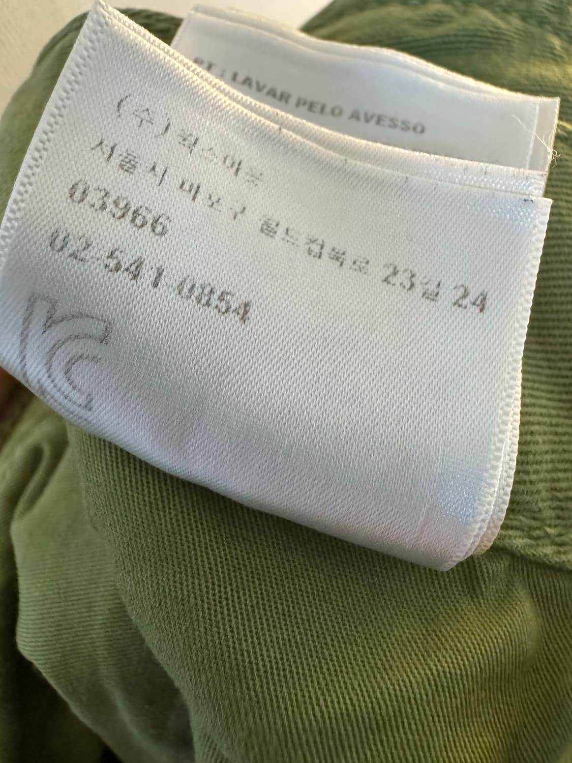 [28]칼하트 WIP 코튼 카고 팬츠 올리브 그린 상품이미지5