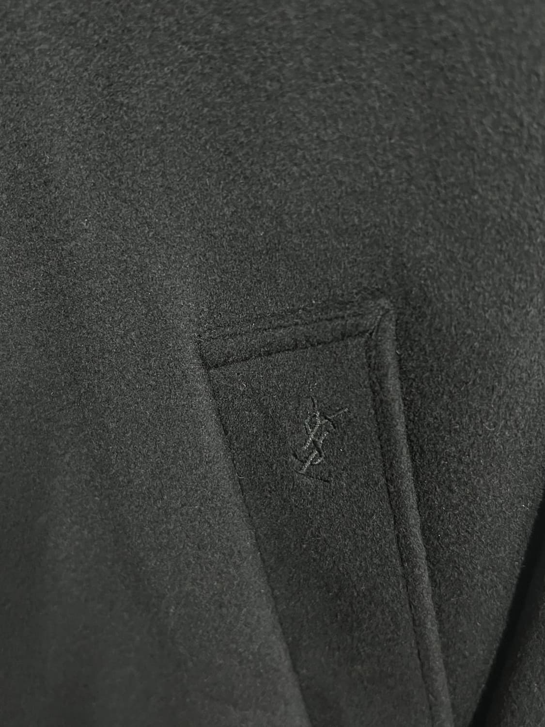 YSL 90s 입생로랑 캐시미어 발마칸 롱 코트 상품이미지3