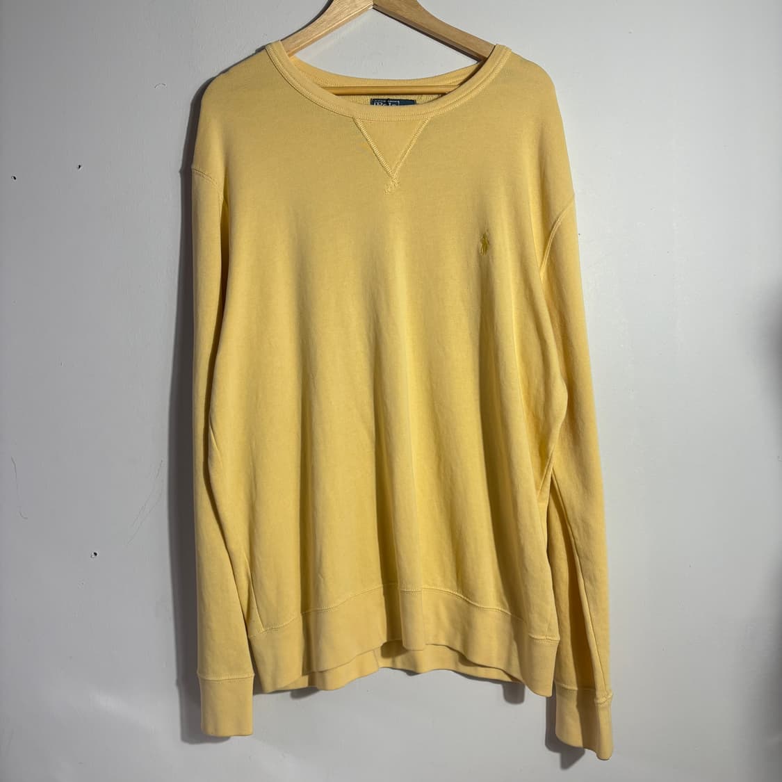 폴로 랄프로렌 옐로우 맨투맨 (무료배송) 상품이미지1