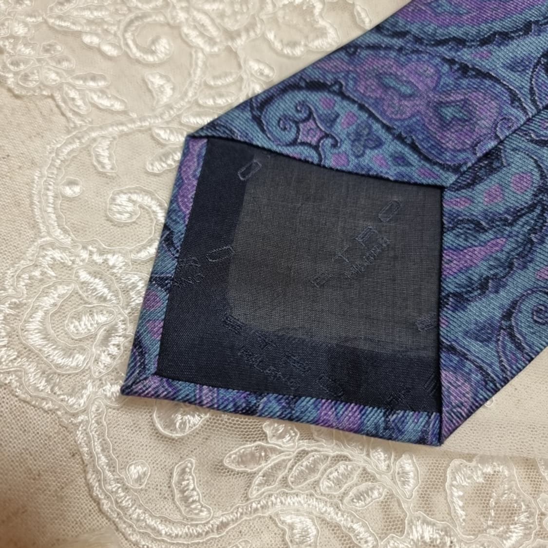 에트로 페이즐리 실크100 넥타이 (드라이완료) 상품이미지2