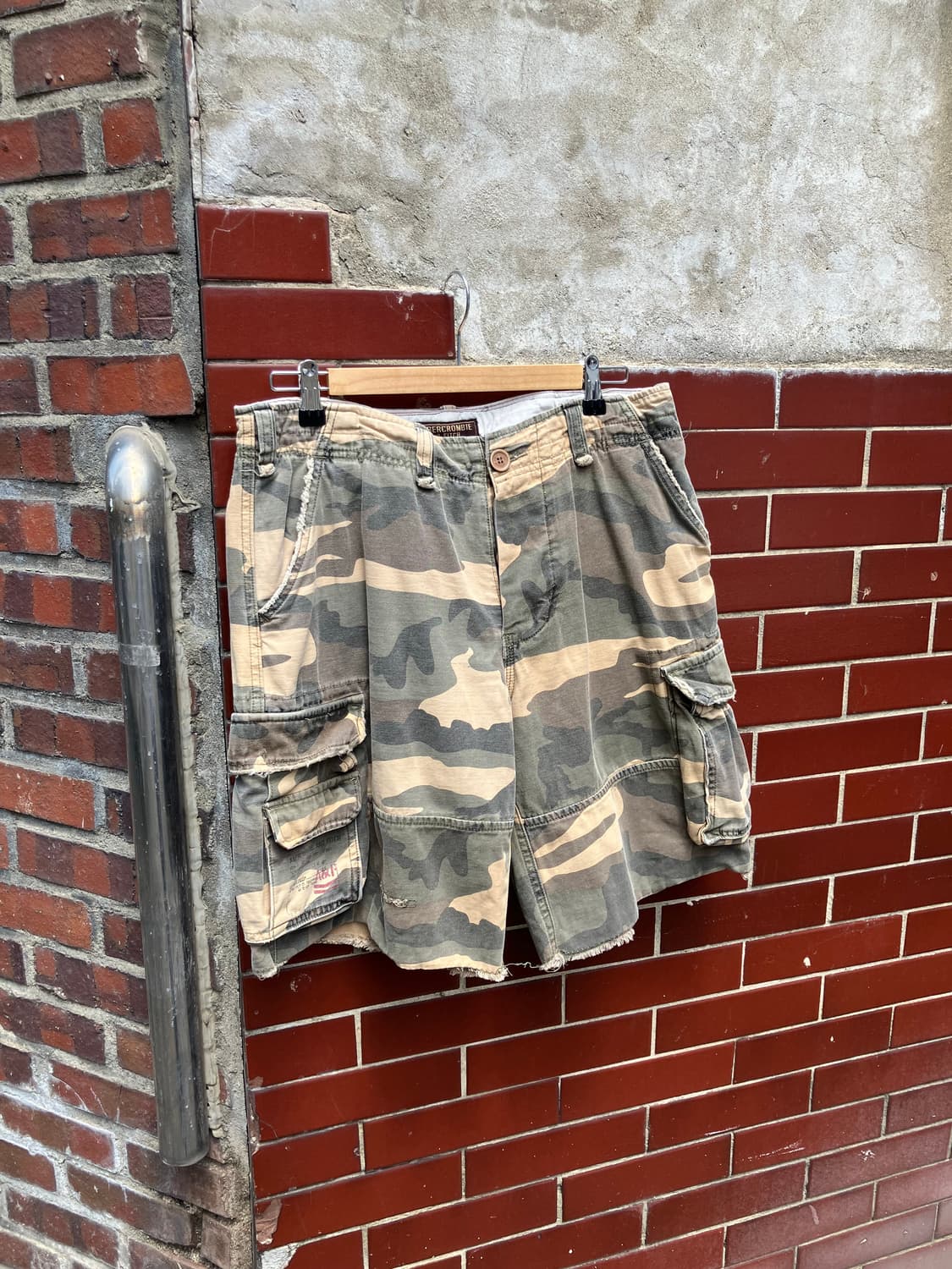 Abercrombie & Fitch 밀리터리 카고 반바지 32 상품이미지3