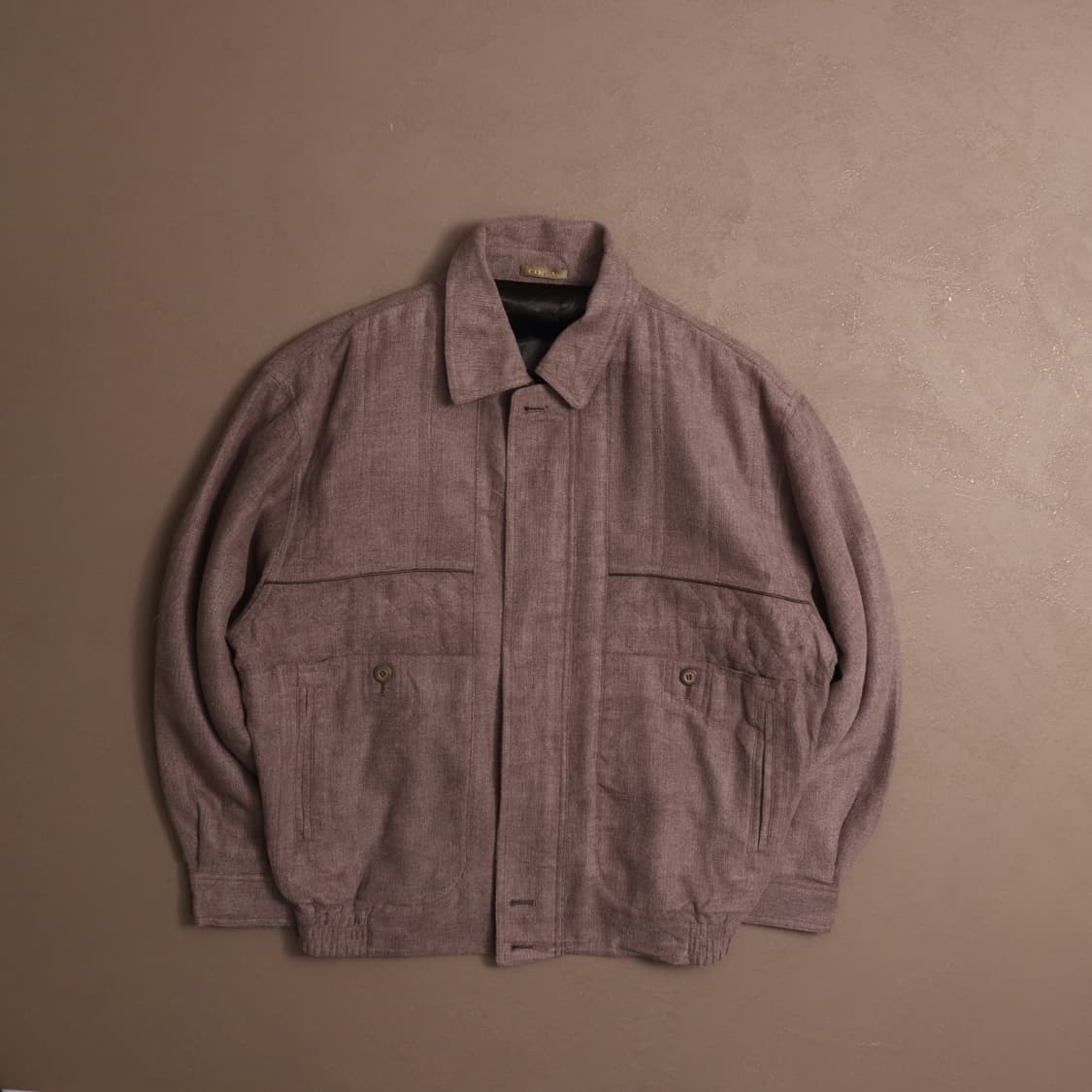 일본빈티지 나일론 봄버 블루종 자켓 A1455 상품이미지1