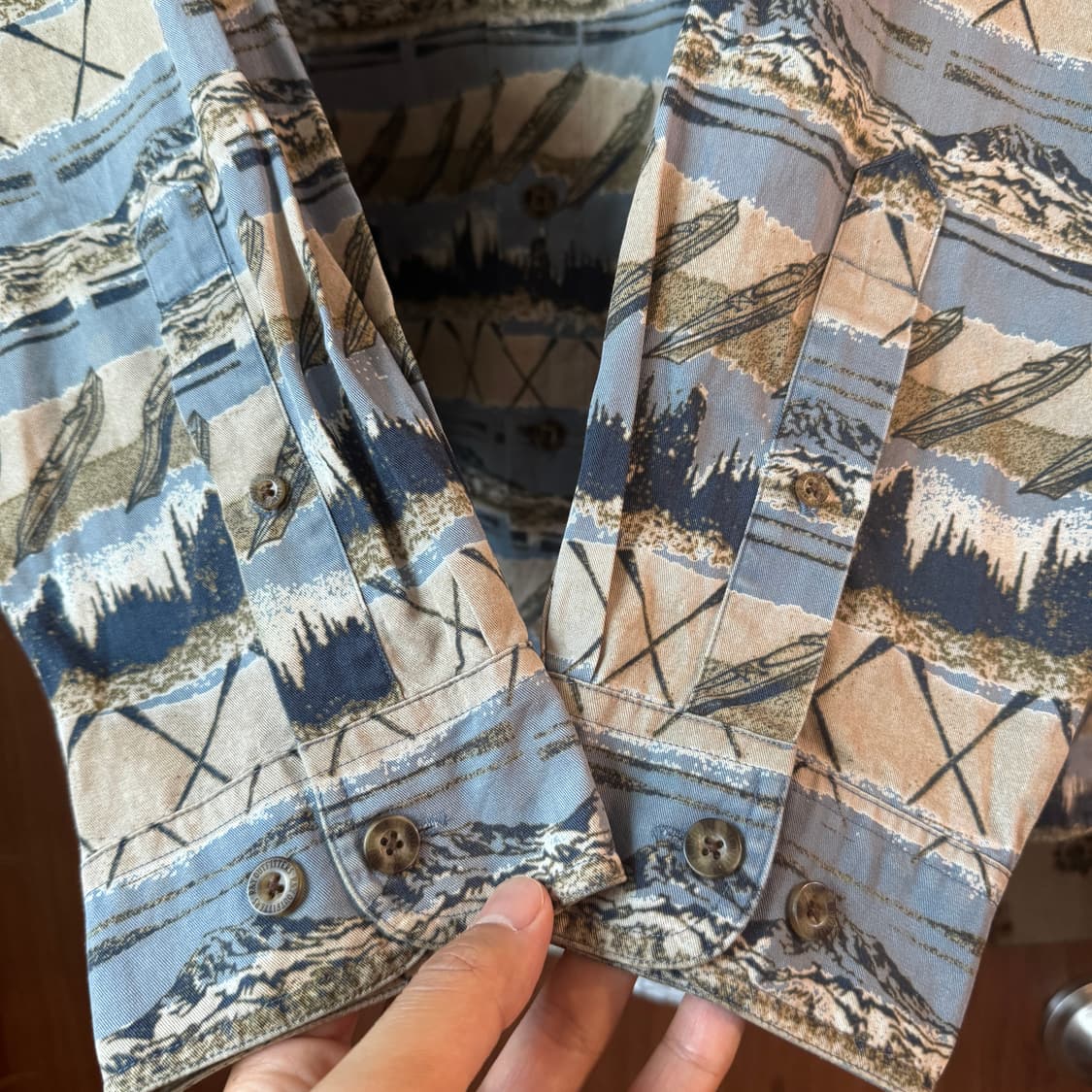 아웃피터스 패턴셔츠 XL 상품이미지6