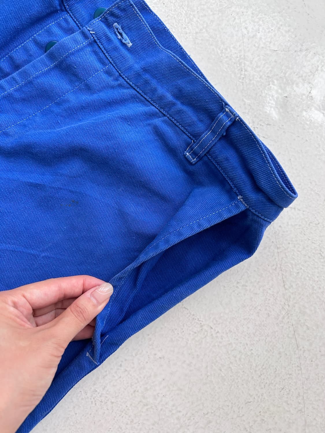 French Workwear Blue Pant. 상품이미지5