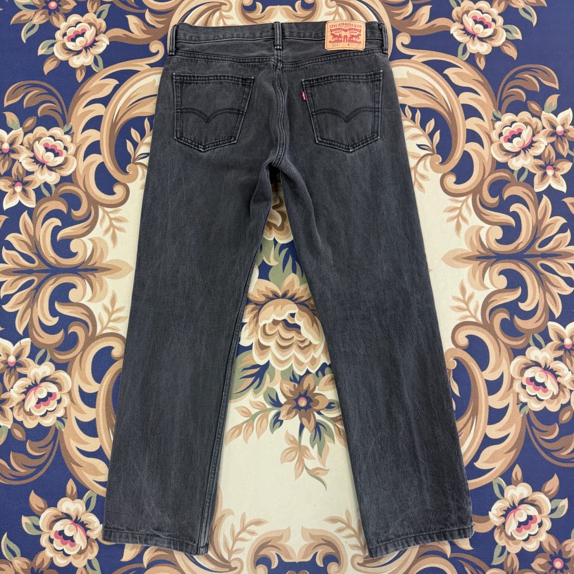 (34)리바이스 Levis 504 흑청데님팬츠 상품이미지1