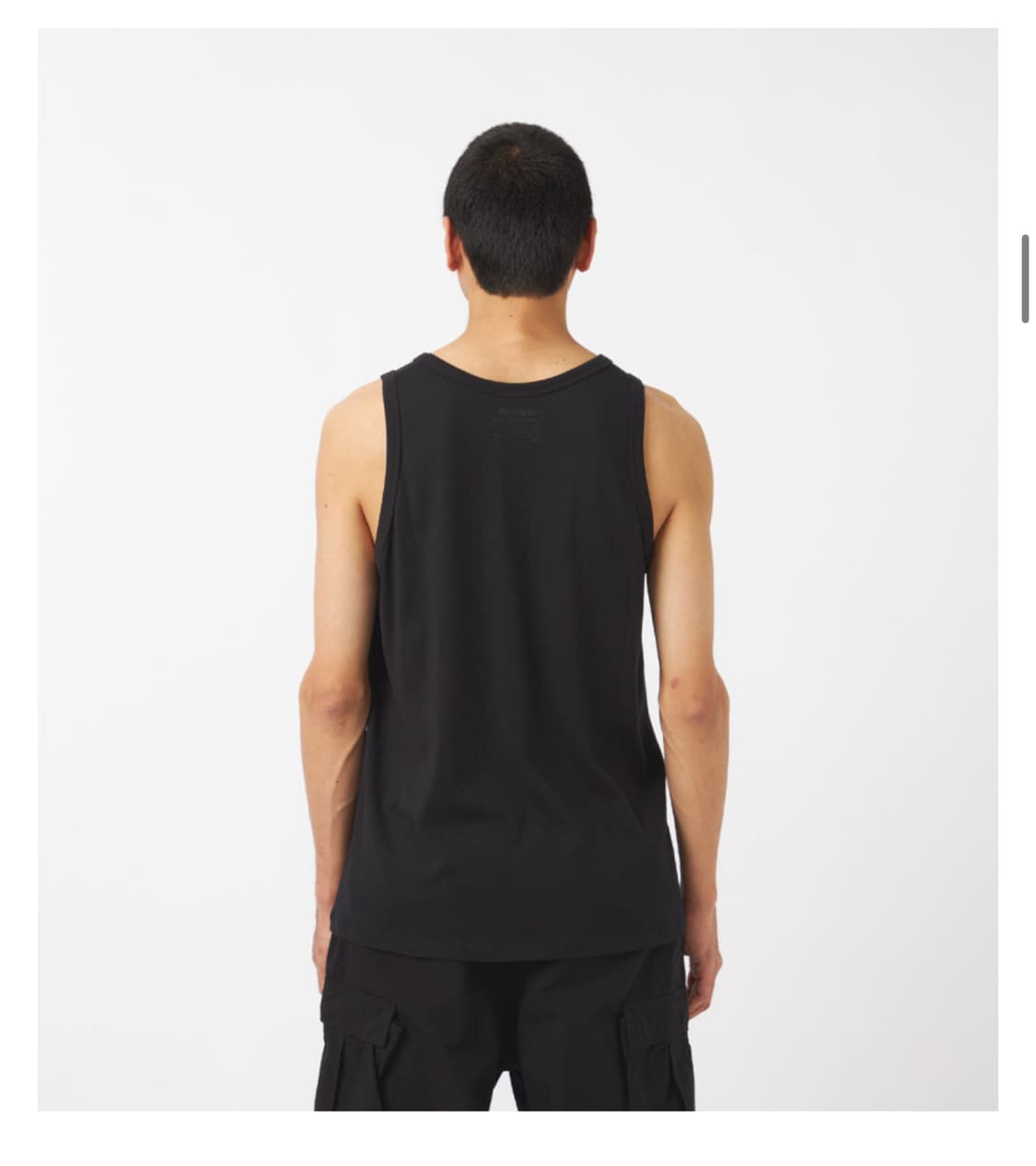 나나미카 루프휠 쿨맥스 나시 화이트 블랙  라지 상품이미지5