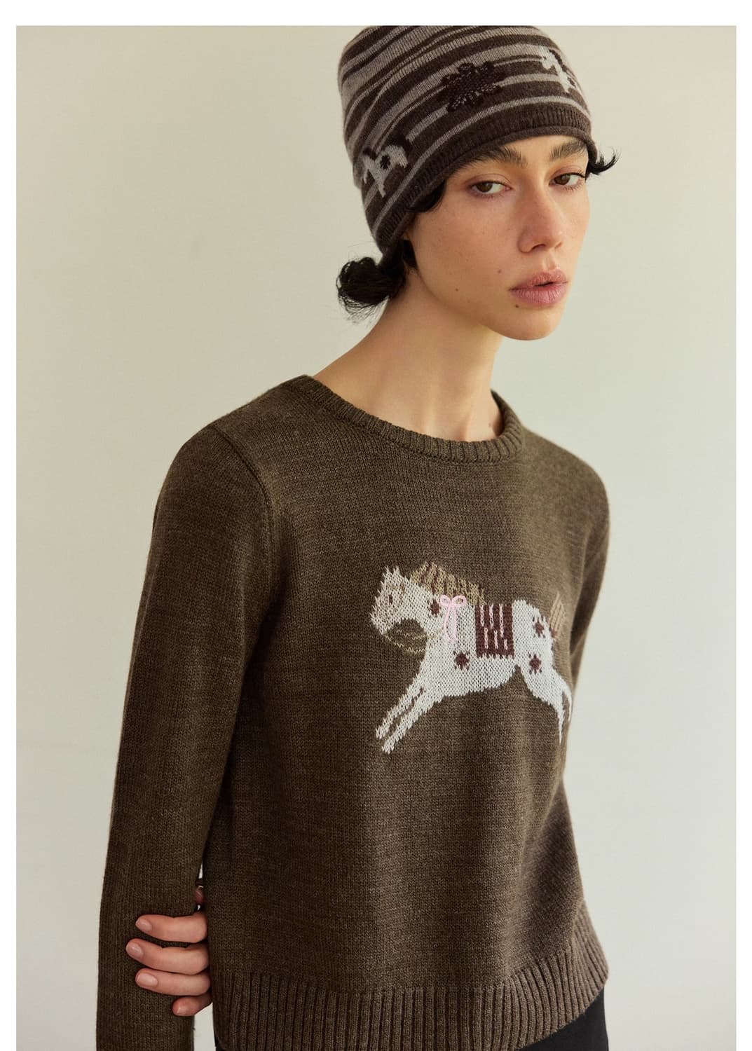 INTERRIS 포니 울 니트 상품이미지2