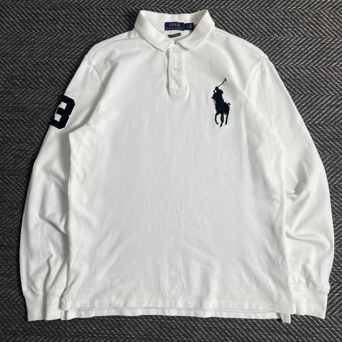 폴로 랄프로렌 빅포니 화이트 pk 카라 긴팔 티셔츠 y 3710 상품이미지2