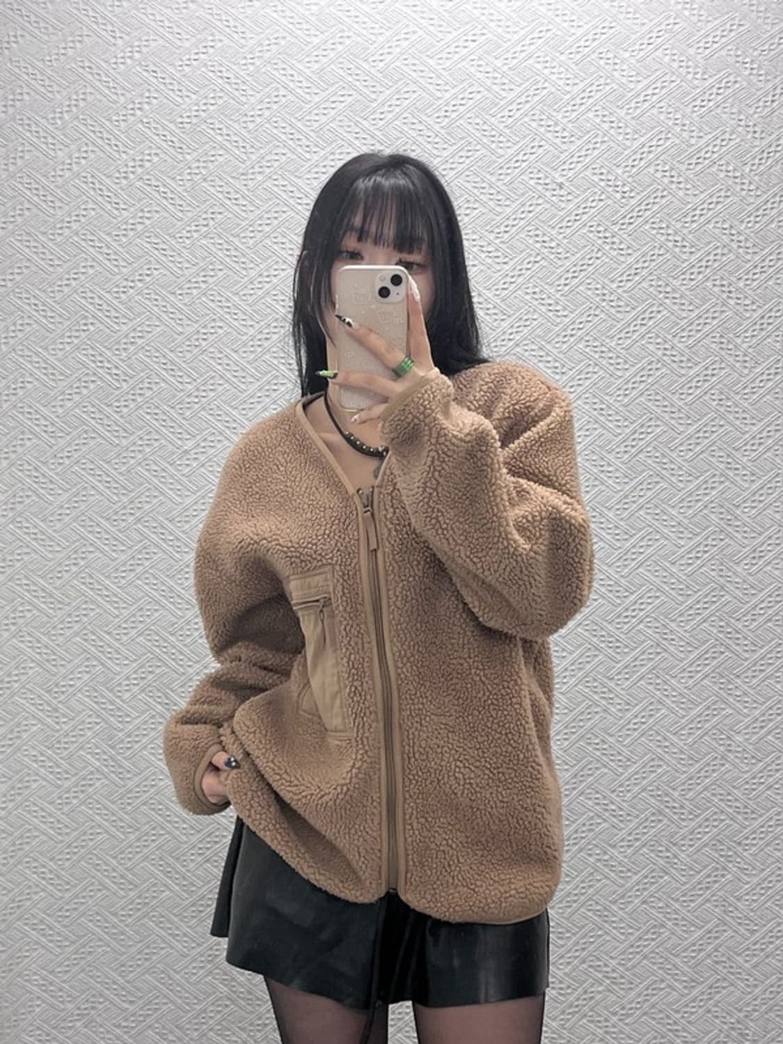 유니클로 U 캐주얼 폭닥 양털 후리스 집업 자켓 L C08839 상품이미지2