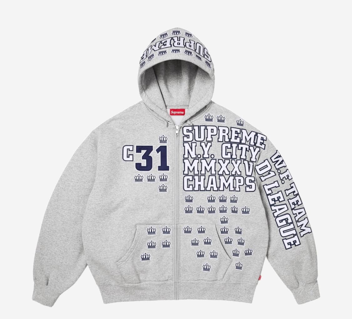 슈프림 리그 챔스 집업 후드  상품이미지1