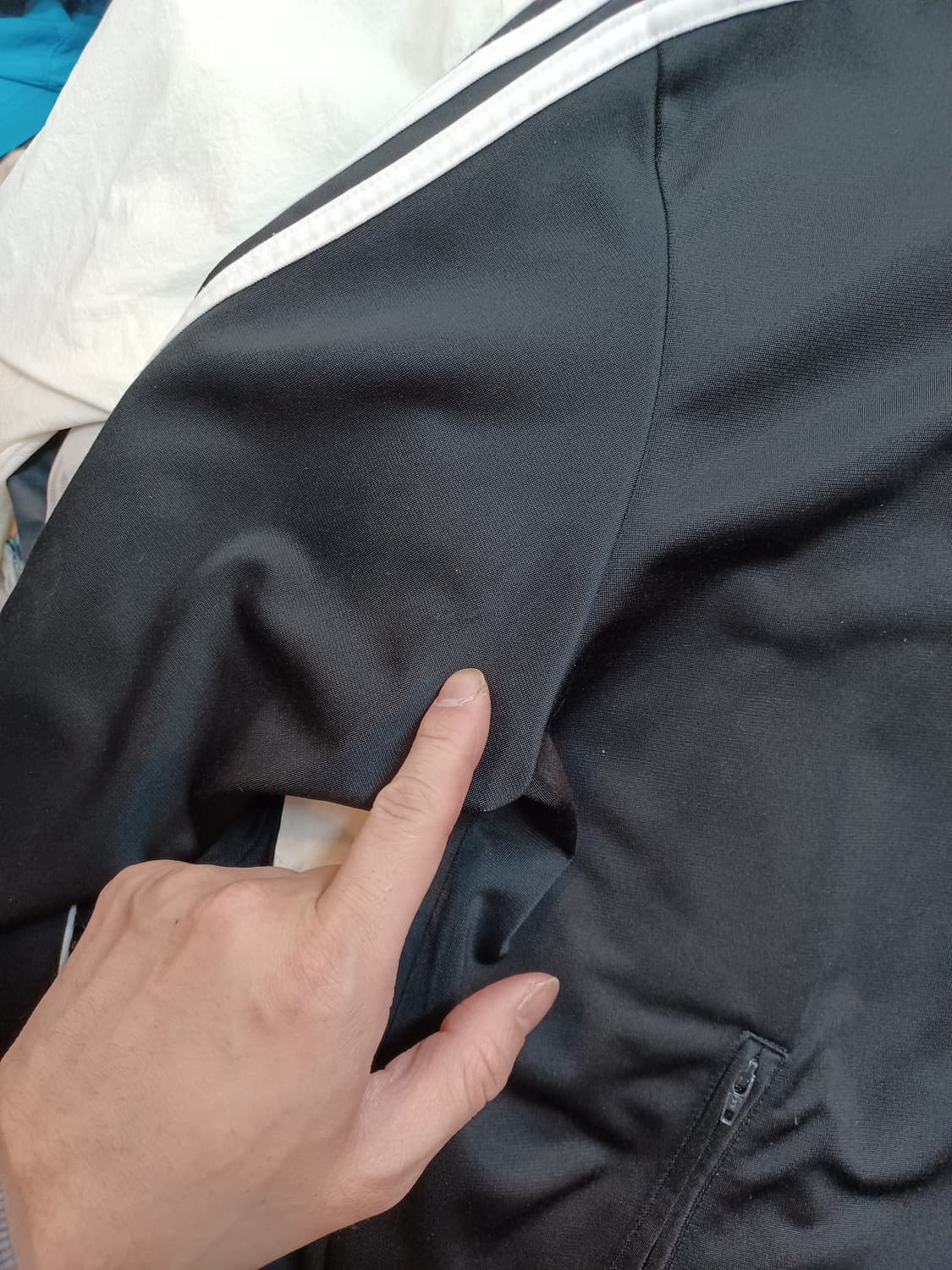 아디다스 파이어버드 트랙탑 져지 검흰 100 상품이미지7