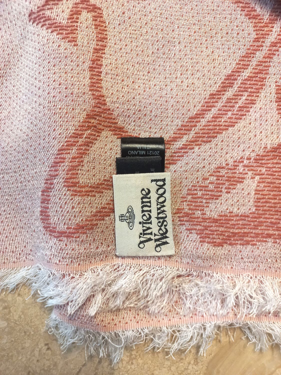 비비안웨스트우드 Orb 패턴 스톨 스카프 숄 머플러 상품이미지6