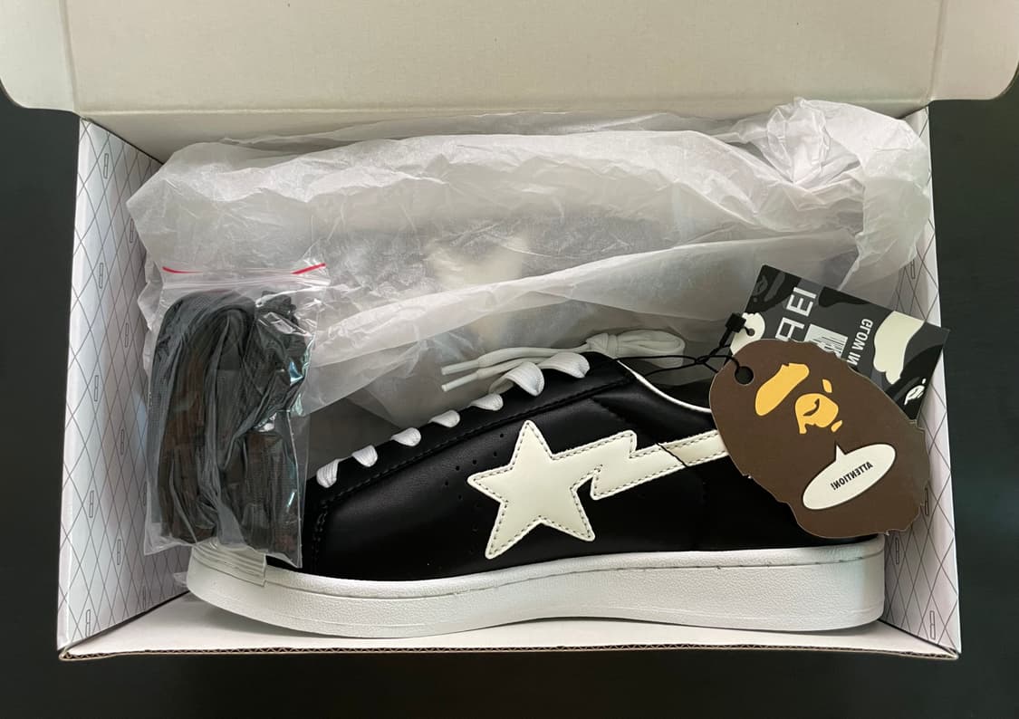 [새상품] 베이프 스컬 스타 블랙 / Bape SKULL STA 상품이미지6