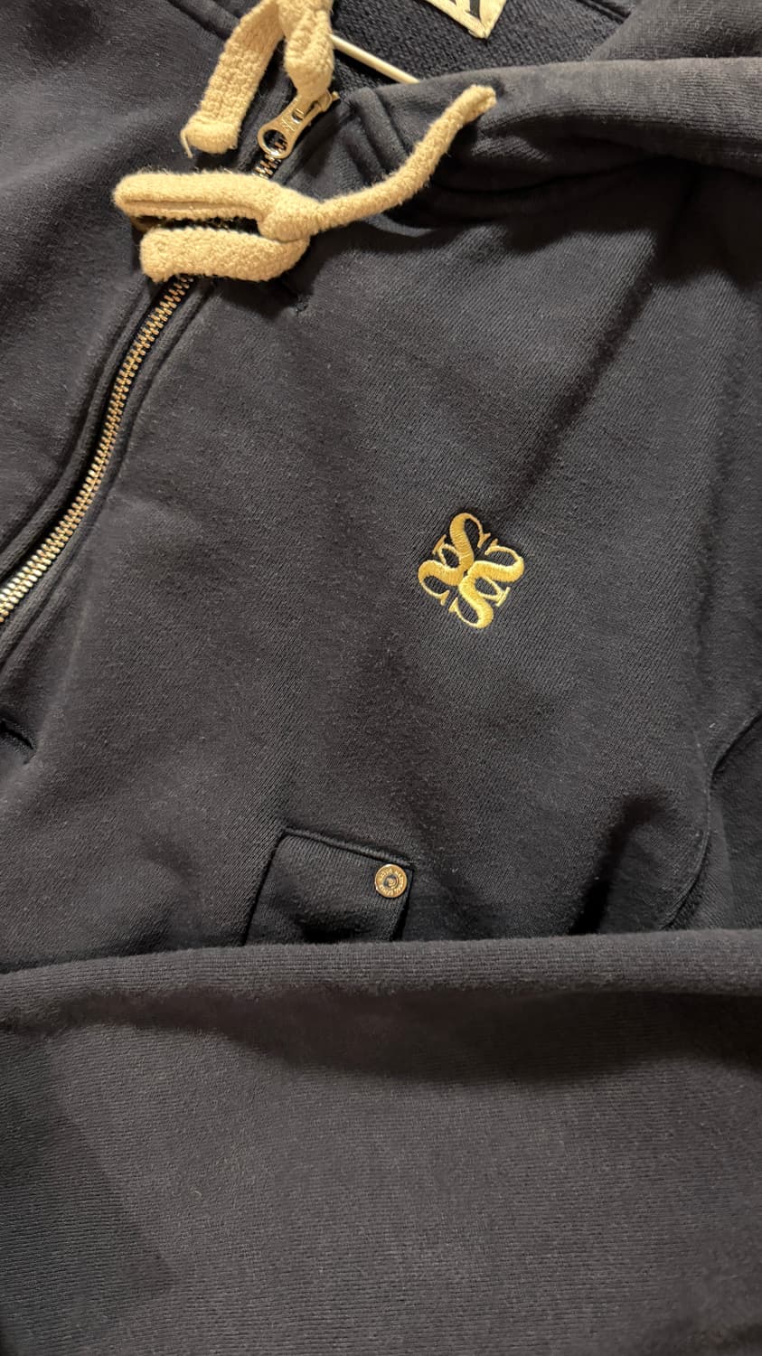 세터 남색 후드티 상품이미지5