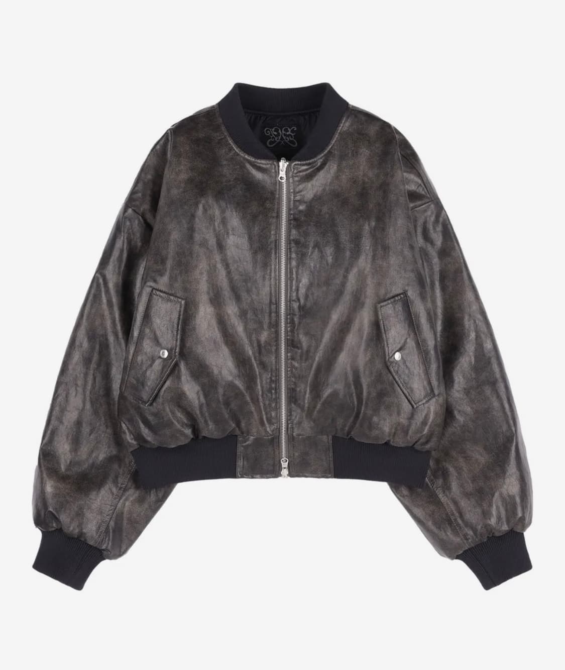 팬시클럽 퀄팅 리버시블 엠보 점퍼 black 상품이미지2