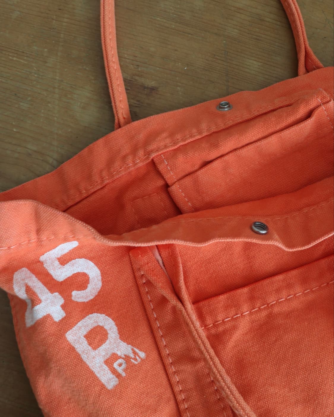 [45rpm] Orange Logo Tote Bag 상품이미지5