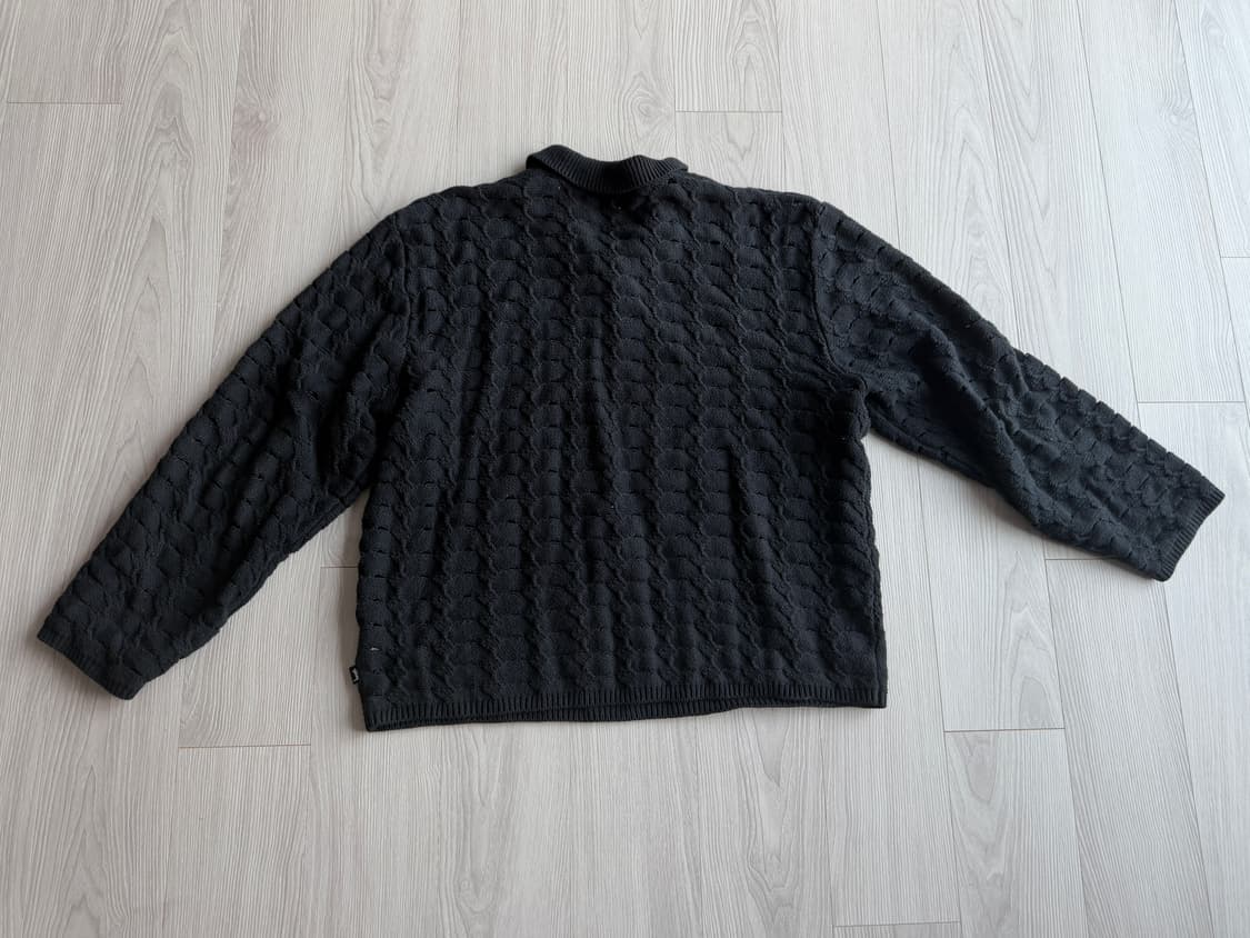 스투시 오픈 니트 칼라드 스웨터 xxl 상품이미지2