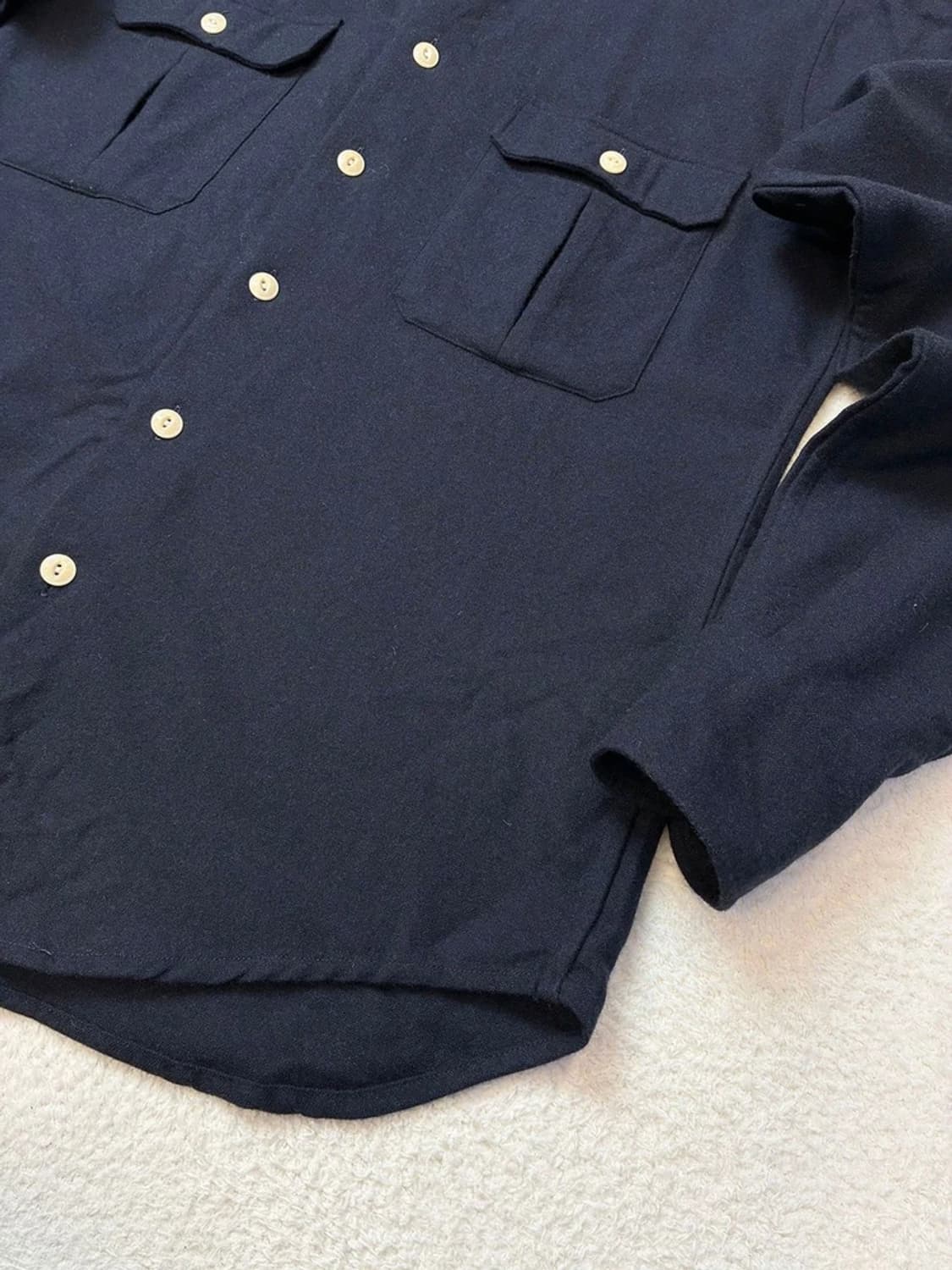 드레익스 잉글랜드 울 솔리드 투 포켓 셔츠 PN5819 상품이미지4