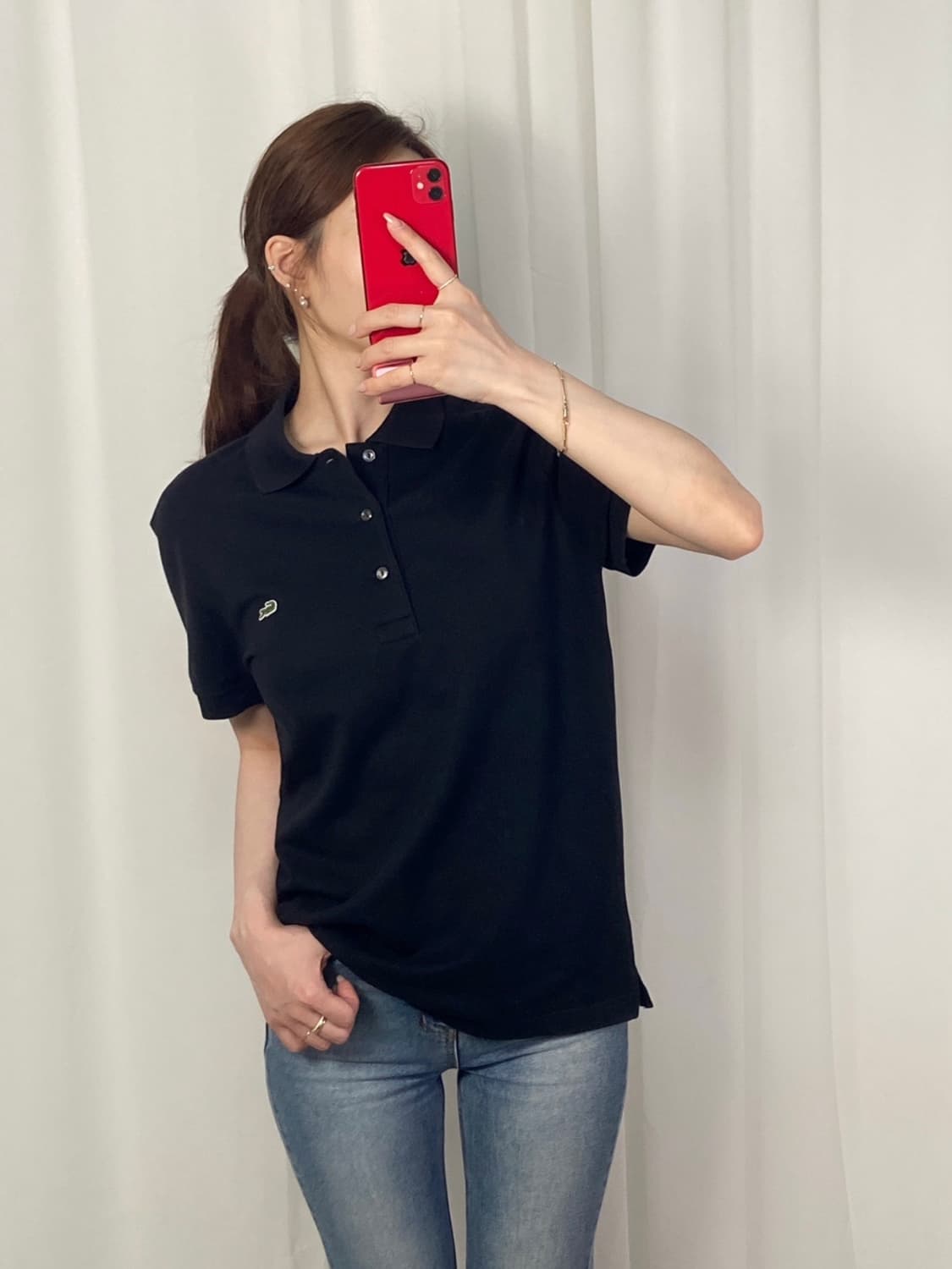 라코스테 블랙 와펜 pk 상품이미지3