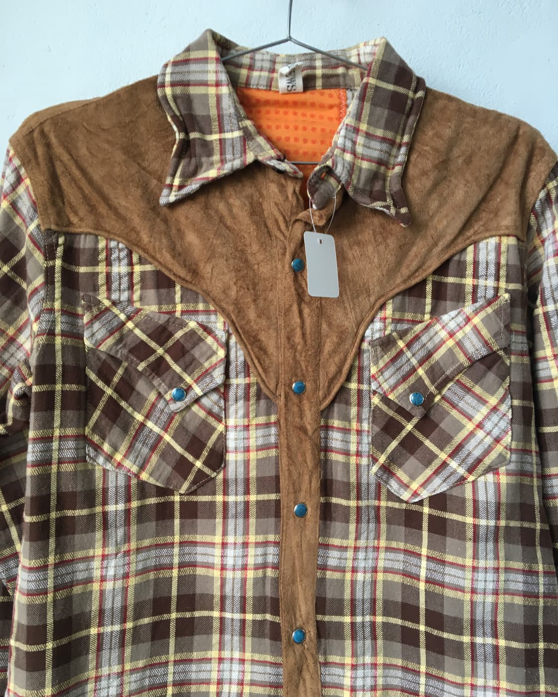 Western mood check pattern shirt 상품이미지4