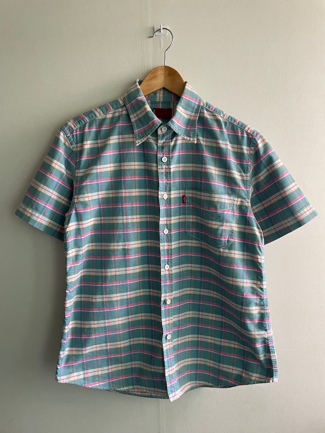 Levi's redtap pastel half check shirt 상품이미지1