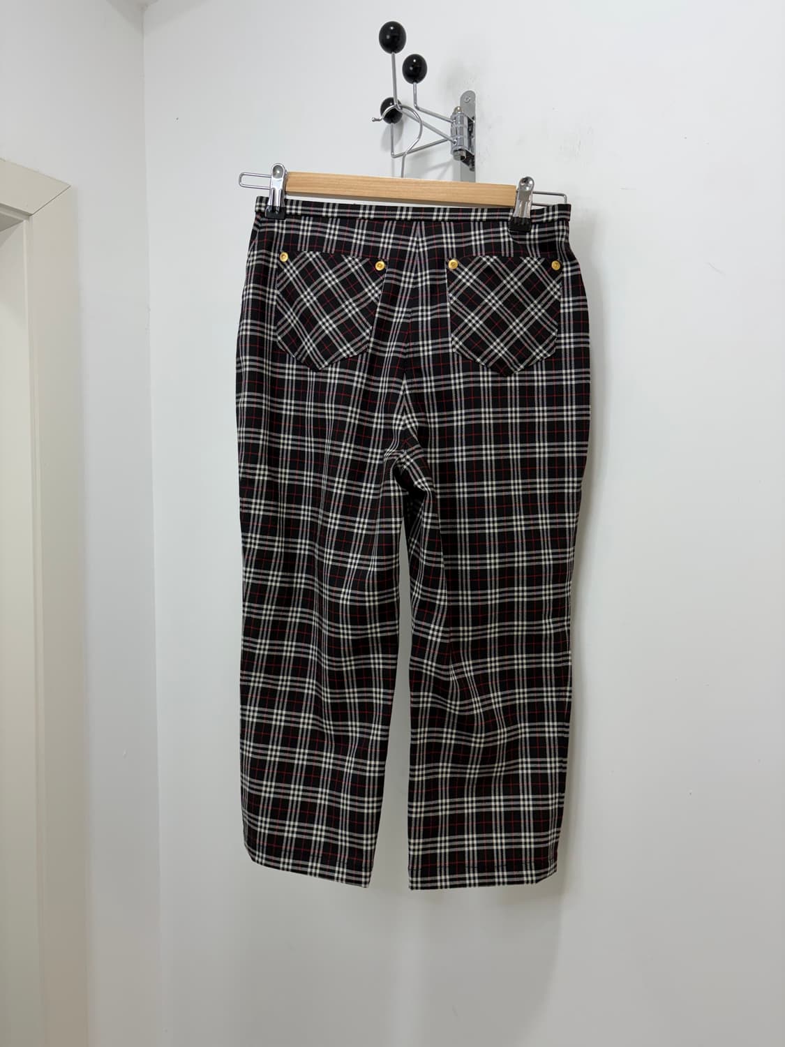 버버리 블랙 노바체크 카프리 팬츠 바지 상품이미지6