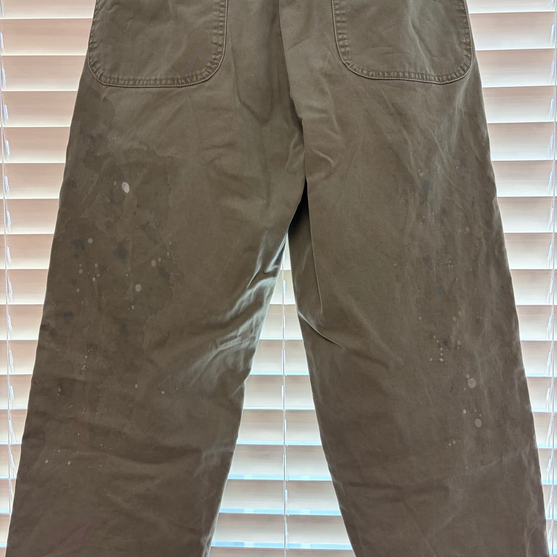 바우와우 Bowwow USN N-3 트윌 페인트 워싱 치노 팬츠 바지 L 상품이미지9