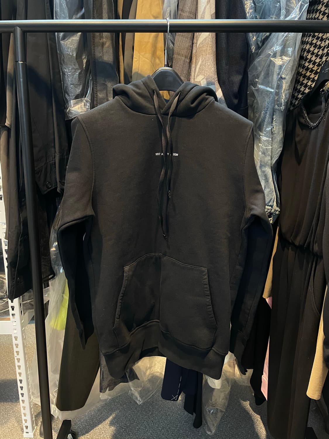 (정품/새상품) 1017 ALYX 알릭스 남성 로고 인프라레드 기모 후드 상품이미지1