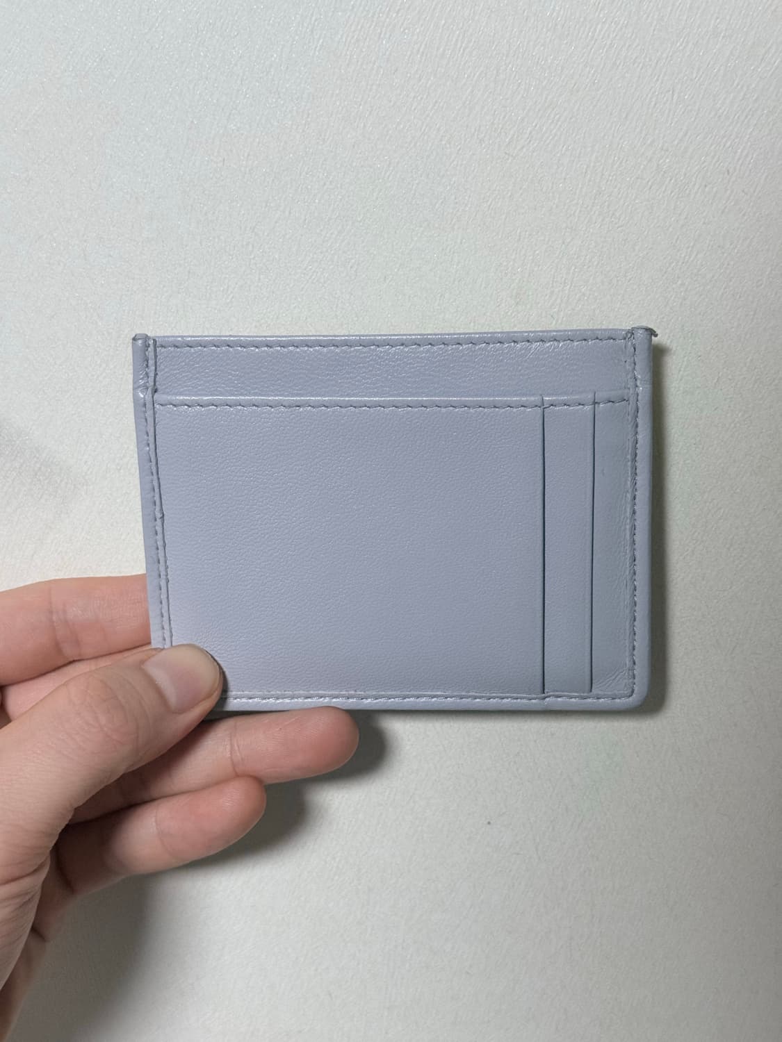 미우미우 마테라쎄 카드 지갑 파우더 블루 상품이미지6