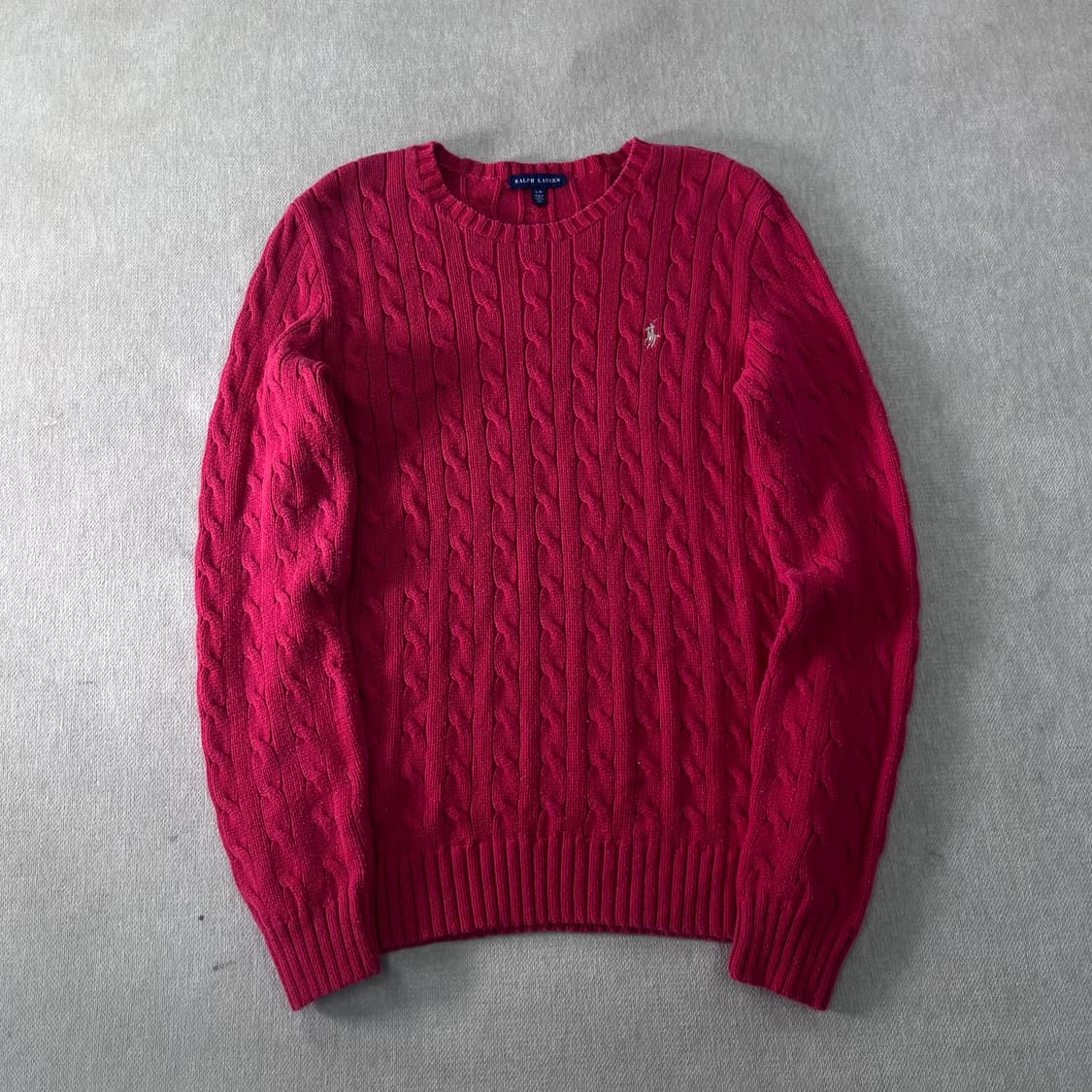 95 폴로랄프로렌 코튼 꽈배기 니트  상품이미지1