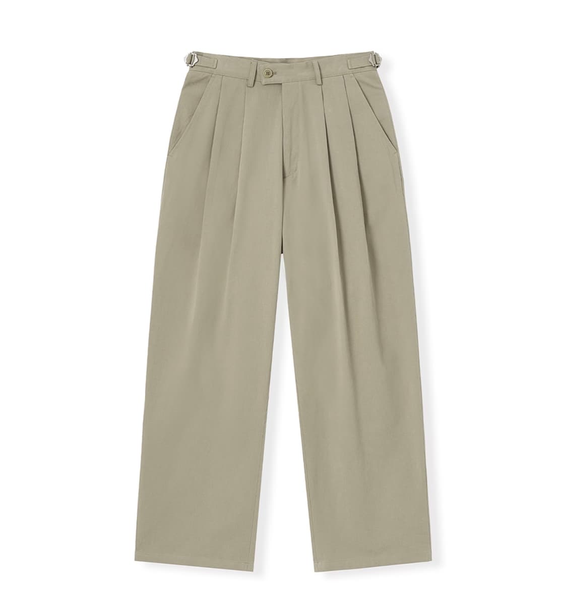 노운 와이드 치노 팬츠(카키베이지/0사이즈) 커브드팬츠 인템포무드 쿠어 상품이미지7