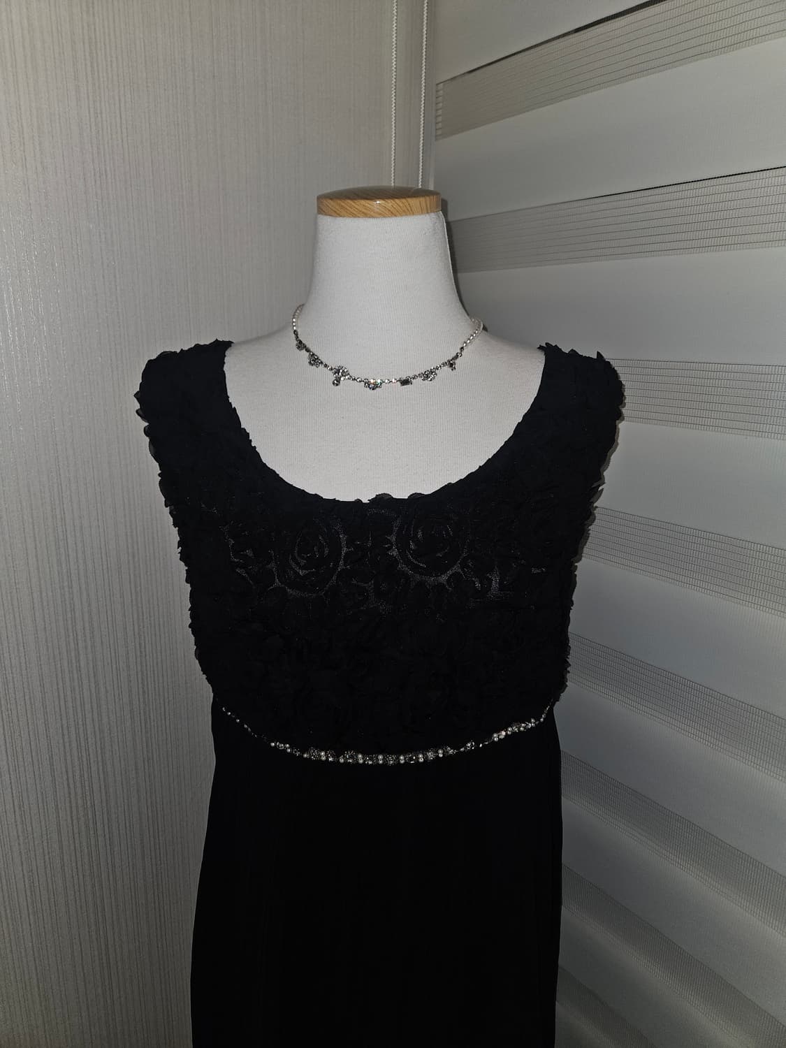 mint garden 공겜여주 로즈블랙 드레스 상품이미지2