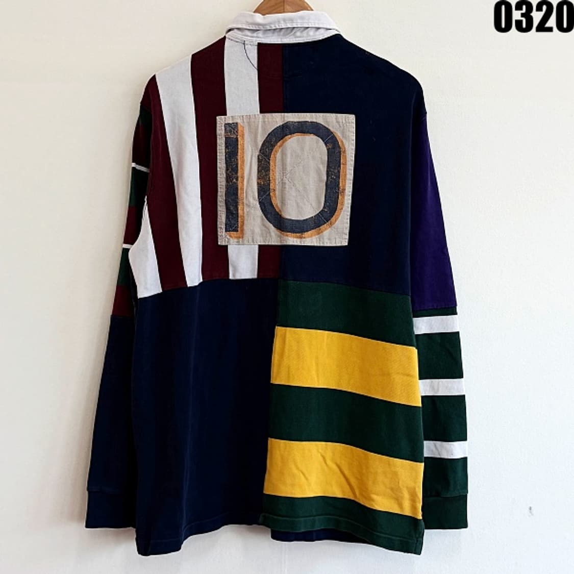 폴로 랄프로렌 커스텀 슬림핏 럭비 럭비티 긴팔 XL 0320 상품이미지9